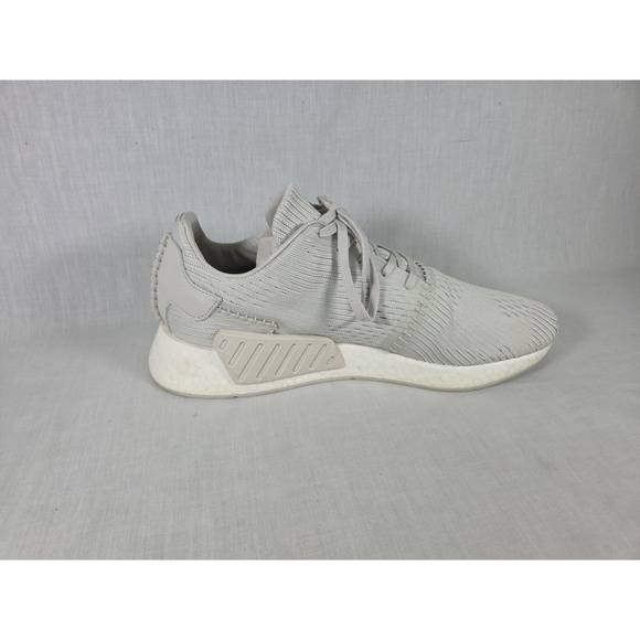 adidas Wings + Horns NMD R2 Primeknit BB3118 Men Size US 12.5 Gray White - Picture 5 of 8